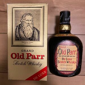 Grand Old Parr DeLuxeScotchWhisky ウイスキー　スコットランドスコッチ オールドパー グランドオールドパー 