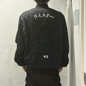 Y-3 ワイスリー U CRFT GRAPHIC BOMBER MA-1ジャケット SIZES【表参道t】