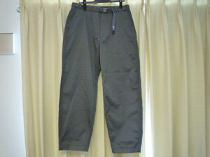 THE NORTH FACE PURPLE LABEL Wide Tapered Field Pants/チノパンツ/32/コットン/GRY/NT5352N