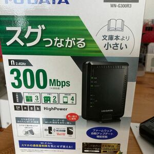 IEEE802.11n準拠 300Mbps（規格値）無線LANルーター WN-G300R3