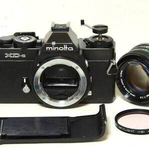 MINOLTA ＸD-S MD ROKKOR50ｍｆ1.4標準レンズ付きセット【Working product・動作確認済】の画像7