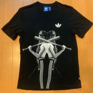 adidas Originals アディダスオリジナルス　ベースボールガール　野球ガール　半袖Tシャツ　希少デザイン