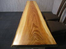 1162　杉　座卓　ローテーブル　一枚板　テーブル　一枚板テーブル　ダイニング　カウンター　ベンチ_画像5