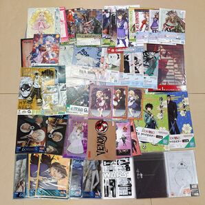 まとめ売り クリアファイル クリアポスター 下敷き ビジュアルボード イラストボード ゴジラ 東方プロジェクト ガンダム コナン うま娘の画像1