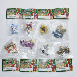 【K1】②バンダイ デジモンアドベンチャー02 アクションフルカラー2 全8種セット BANDAI