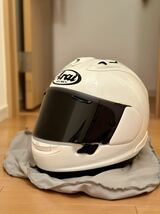 アライ Arai RX-7X グラスホワイト　サイズL59.60cm キレイ　クリアシールド付き_画像1