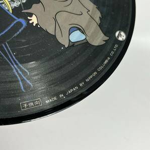 レア 希少 ★ COLUMBIA EP レコード 銀河鉄道999 子供向 / ささきいさお 青い地球 CH-207 SCS-433 再生確認済み ピクチャー レーベルの画像8