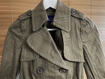 【激安 国内正規品】BURBERRY BLUE LABEL バーバリーブルーレーベル チェック 七分袖 ショート丈 ジャケット ブルゾン 38 ブラウン系_画像4