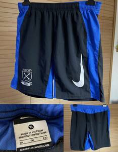 [Дешевый домашний подлинный] nike nike nftb футбольный футбольный футбол штаны половина брюк шорты XL 599684-014 Black x Blue