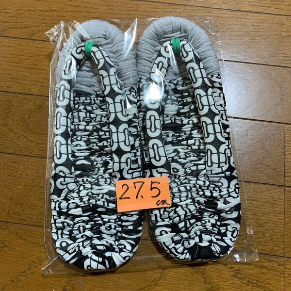 布ぞうり★布草履 手作り室内用スリッパ ＬＬサイズ　27.5センチ　匿名配送　大きいサイズ 男性向け④