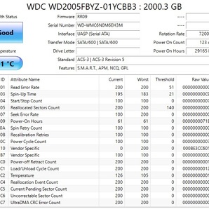 最上位 Western Digital GOLD WD2005FBYZ HDD 2TB 3.5インチ SATA フォーマット済みの画像2