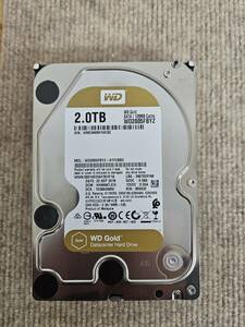 最上位 Western Digital GOLD WD2005FBYZ HDD 2TB 3.5インチ SATA フォーマット済み