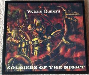 ★名盤美品★リマスター盤 VICIOUS RUMORS ヴィシャス・ルーマーズ Soldiers Of The Night / VINNIE MOORE ヴィニー・ムーア 参加