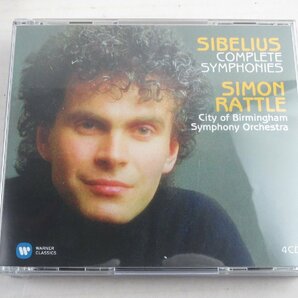 ♪SIMON RATTLE(サイモン・ラトル) / SIBELIUS(シベリウス) 交響曲全集 CD4枚組♪USED品の画像1