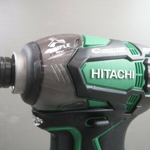 ♪HiKOKI 日立工機 14.4V コードレスインパクトドライバ WH14DDL2(2LYPK) 14.4V 6.0Ah アグレッシブグリーン♪中古美品の画像3