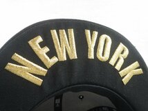 ♪NEW ERA ニューエラ 59FIFTY ハートロゴコレクション ニューヨークヤンキース ブラック ゴールド 59.6cm♪USED品_画像8
