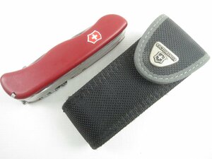 ♪VICTORINOX ビクトリノックス マルチツール 万能ナイフ 10ツール ケース付き♪USED品