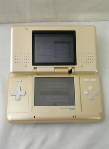 ☆☆任天堂　Nintendo　ニンテンドー　DS　NTR-001　動作OK！　クリーム色系　破損箇所あり　本体のみ☆USED品
