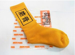 ★ ブラックアイパッチ ★ ソックス 　靴下　防音　イエロー　 BEPSS24EI03　フリーサイズ ★ 未使用保管品