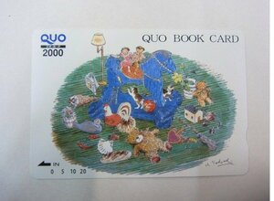 * QUO card / QUO карта * 2000 иен 1 листов * не использовался товар 