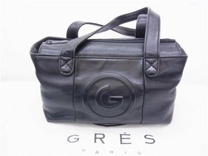 ◎ GRES ◎　グレ　ハンドバッグ　レディースバッグ　ブラック　◎USED