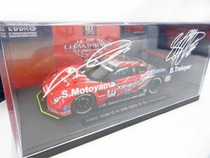 ◆◆1/43 SUPER GT 500 XANAVI NISMO GT-R 2008 CHAMPIONS レッド/シルバー 23◆USED品 Ｍ4824