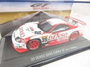 ◆◆EBBRO 1/43 DENSO SARD SUPRA GT JGTC2004 大塚家具 #39(ホワイト×レッド)◆USED品 Ｍ4896