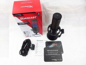 ◆◆HYPERX ゲーミングマイク QuadCast S ブラック◆USED品 M4983