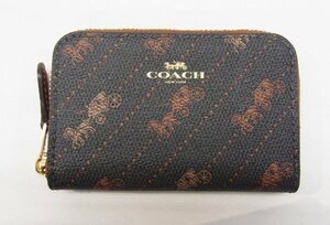 ■ コーチ / COACH　■　C4120　コインケース　茶系×赤　■ 美品