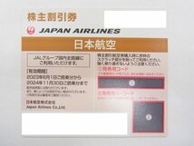 ■ JAL　日本航空　 ■ 株主優待券　2024年11月30日まで　1枚 　ブラウン　■未使用保管品　_画像1