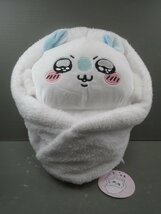 ♪ちいかわ モモンガおくるみBIGぬいぐるみ ＆ モモンガマスコット 2点セット プライズ品♪タグ付き 保管品_画像2