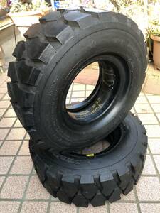 ◆フォークリフトタイヤ◆DUNLOP POWER LIFTER◆18X7-8 14PR 2本◆