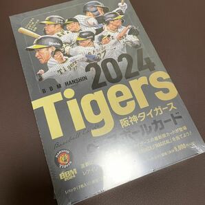 BBM 2024 阪神タイガース 新品未開封ボックス シュリンク付き 佐藤輝明 大山悠輔 近本光司 中野拓夢 森下翔太 井坪陽生の画像1