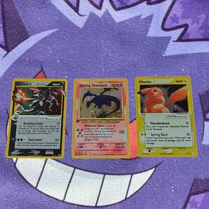 ☆ポケモンカード海外版 Shining Charizardリザードン Pikachu Gyarados 9枚セットpokmon trading card game Base PSA eカード 英語の画像2