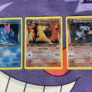 ポケモンカード海外版Charizardリザードン Dark Pupitar Espeon Typhlosion 9枚セットpokmon trading card game Base PSA eカード 英語の画像3