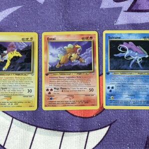 ポケモンカード海外版ShiningCharizardリザードン Raikou Entei Suicune Celebi 6枚セットpokmon trading card game Base PSA eカード 英語の画像2