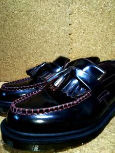 【Dr.MARTENS】ドクターマーチン エイドリアン タッセルローファー UK5(24cm ) ADRIAN TASSEL LOAFER チェリーレッド アルカディア【良品】