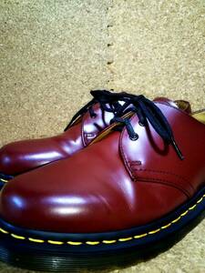 [Dr.MARTENS] Dr. Martens 1461 3 hole shoes UK8 (27cm ) 3EYE SHOE smooth leather Cherry red [ superior article ]