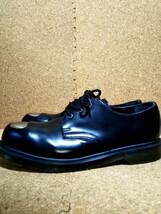 【Dr.MARTENS】ドクターマーチン 1925 EST 3ホールシューズ UK9 (28cm ) EXPOSED STEEL TOE 3EYE SHOE BLACK 入手困難 希少レア【美品】_画像3