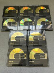 MD ミニディスク minidisc 中古 初期化済 マクセル maxell GOLD 74 10枚セット