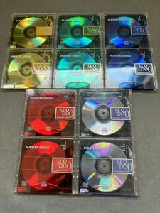 MD ミニディスク minidisc 中古 初期化済 DAISO ダイソー MASTER SERIES 80 10枚セット