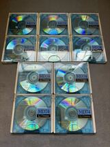 MD ミニディスク minidisc 中古 初期化済 Victor ビクター CRYSTAL BLUE 74 10枚セット_画像1