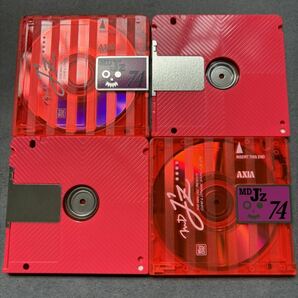 MD ミニディスク minidisc 中古 初期化済 AXIA アクシア J'z 74 レッド 10枚セットの画像3
