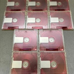 MD ミニディスク minidisc 中古 初期化済 AXIA アクシア 80 レッド 10枚セットの画像2