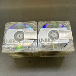 MD ミニディスク minidisc 中古 初期化済 SONY ソニー NEIGE 74 30枚セット ケースなしの画像2