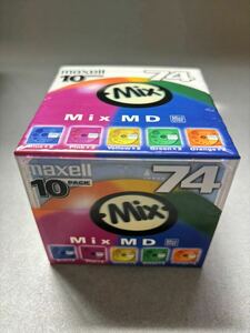 未使用品 MD ミニディスク minidisc maxell マクセル MIX MD 74 10枚セット