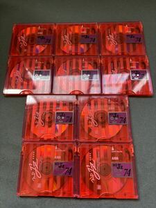 MD ミニディスク minidisc 中古 初期化済 AXIA アクシア J'z 74 レッド 10枚セット