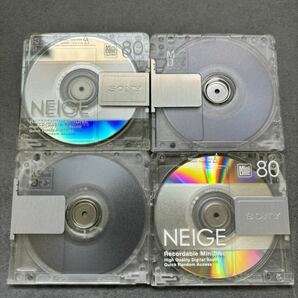 MD ミニディスク minidisc 中古 初期化済 SONY ソニー NEIGE 80 10枚セットの画像3