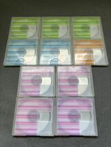 MD ミニディスク minidisc 中古 初期化済 マクセル maxell COULER 74 10枚セット_画像1