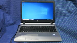中古 HP ノートパソコン Core i7-6500U 16GB Windows10 Pro SSD約470GB 15.6インチ Pro Book 450 G3